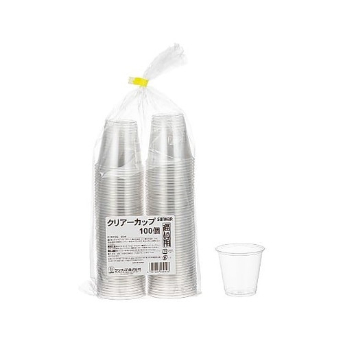 クリアーカップ 90ml(100個入)C