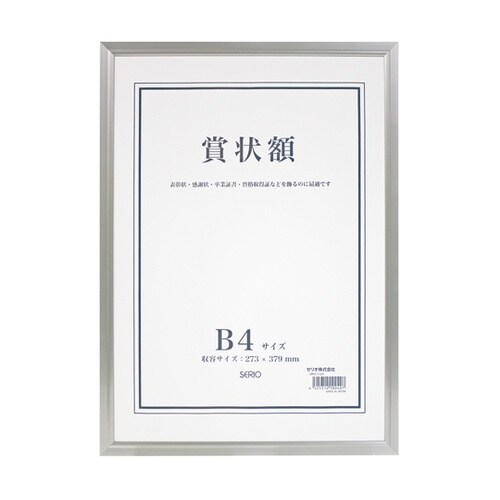 アルミ賞状額 B4サイズ SRO−132