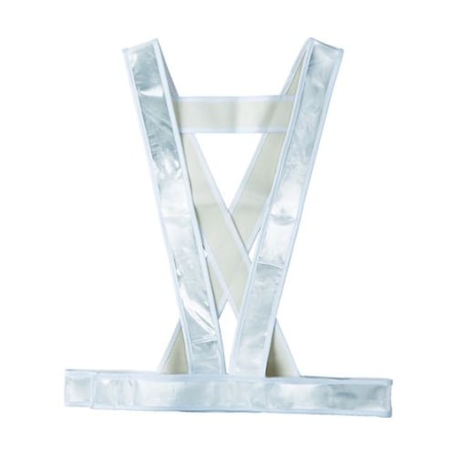 TTABW タスキ型安全ベスト ホワイト