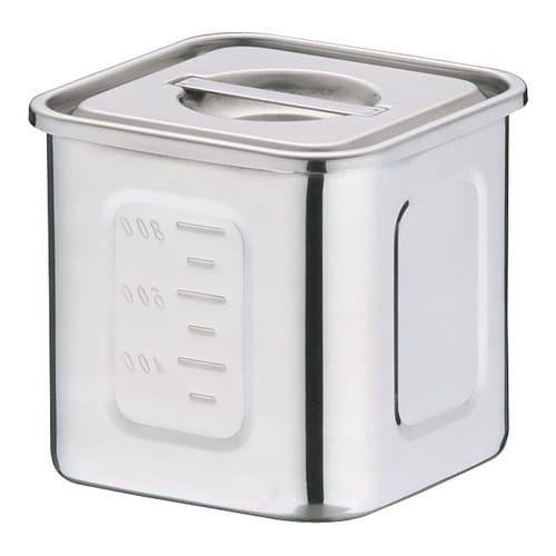 深型角キッチンポット目盛付 10.5cm