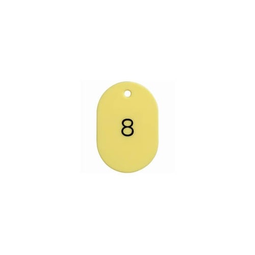 番号札 大 1−50 黄 1箱(50枚入