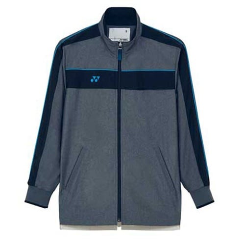 防風ジャケット グレーモク×ブルー LL
