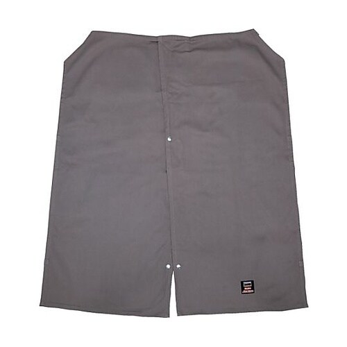 防炎ローハイド型前掛け グレー(マックス