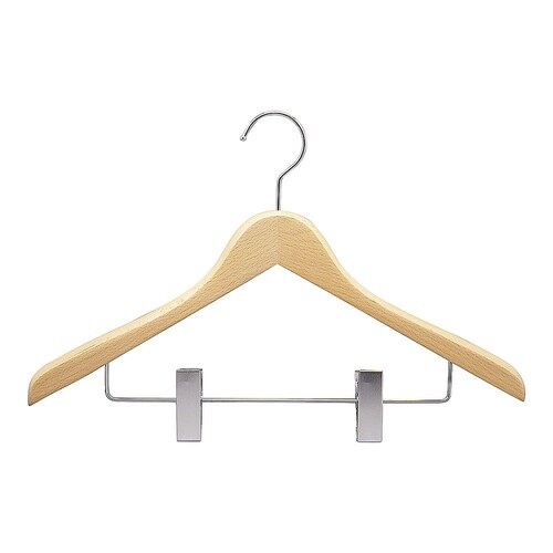 VHV3001木製ハンガーピンチ クリア