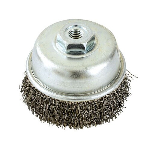 ブレにくいカップブラシ 鋼線 φ75mm