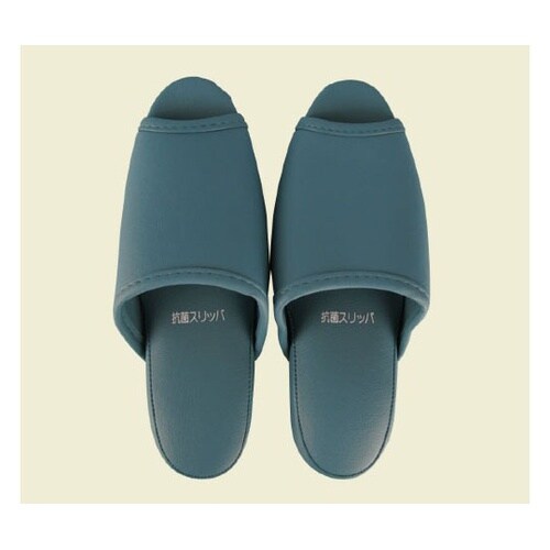 抗菌スリッパ前開大人用(26cm)グリーン