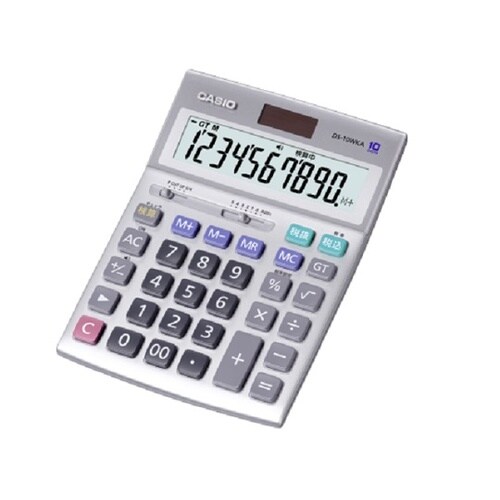 DS10WKAN実務検算タイプ電卓10桁