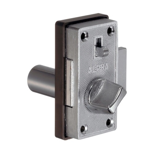 シリンダー面付本締錠 アルミサッシ用 V