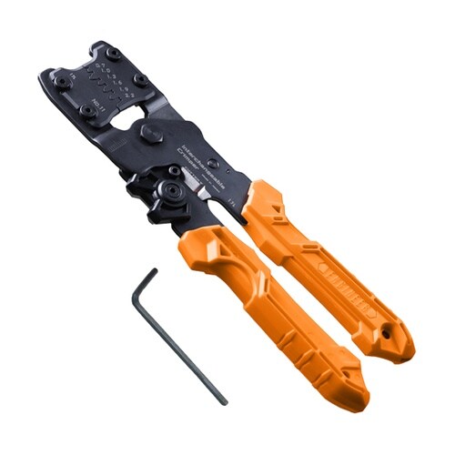 ダイス交換式精密圧着ペンチ PAD−11