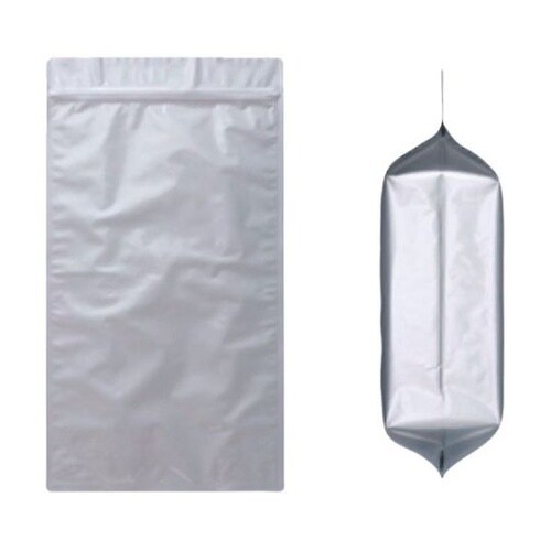 サイドガゼットタイプ大型チャック付アルミ