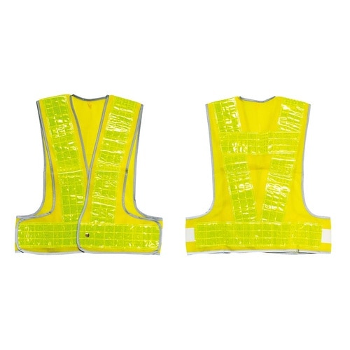 安全ベスト(黄/黄) フチぴかベスト