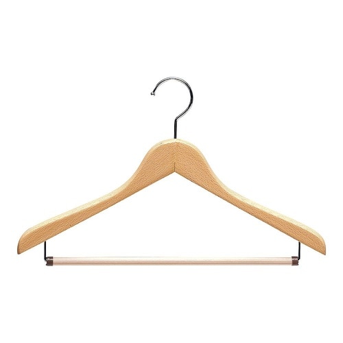 VHV3101木製ハンガーストップクリア