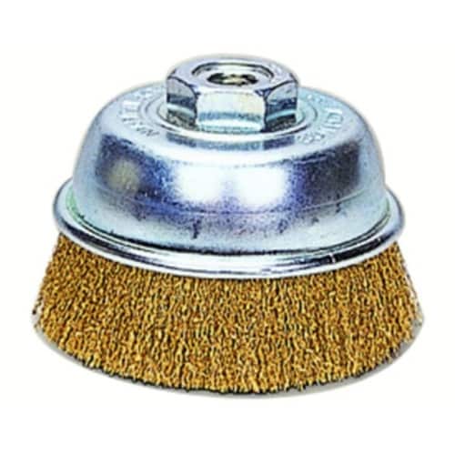 GCP−3 カップブラシ75mm真鍮線