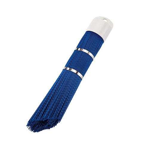 衛生ササラブラシ斜め(樹脂製) 青 05