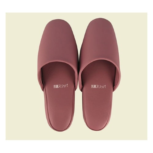 抗菌スリッパ大人用(26cm)ワインレッド