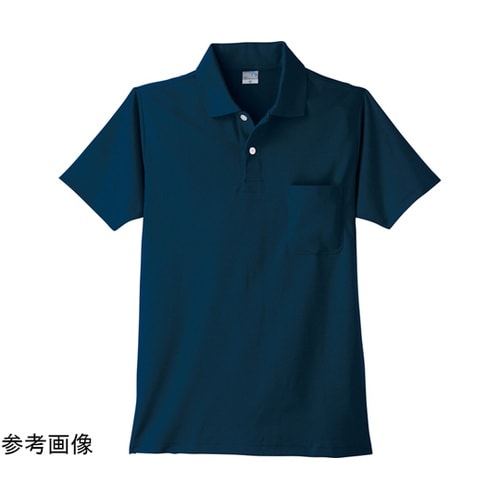 9006 DRY半袖ポロシャツ ネービー