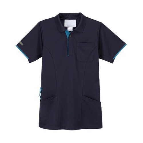 ニットシャツ ネイビーT M JD−31