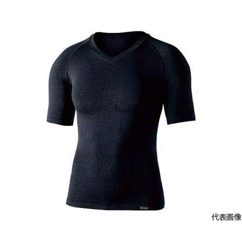 JW59111LXL Vネックシャツ 黒