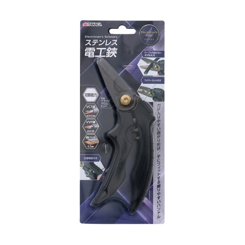 ステンレス電工ハサミ TES−180