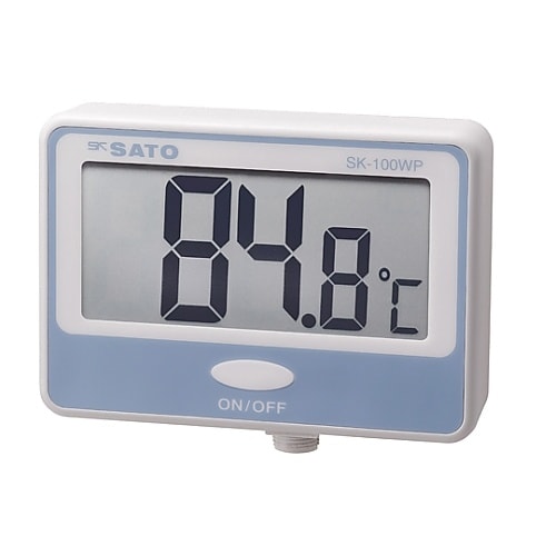 壁掛け型デジタル温度計 SK−100WP