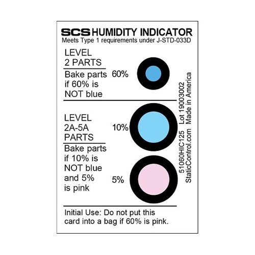 湿度表示カード 5%−10%−60% 1