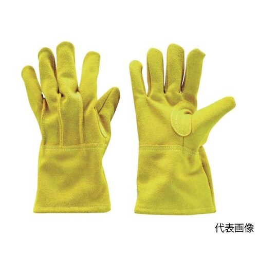 FCGL キャンプ用 牛床革背縫手袋