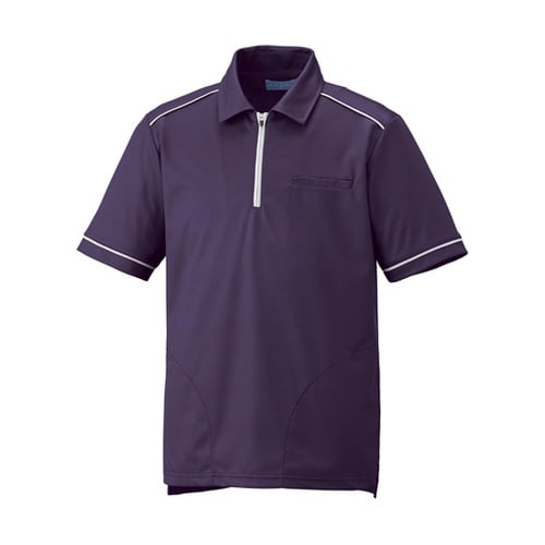 ニットシャツ バイオレット M KZN2