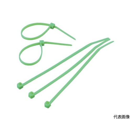 カラーケーブルタイ 緑 幅4.8X300