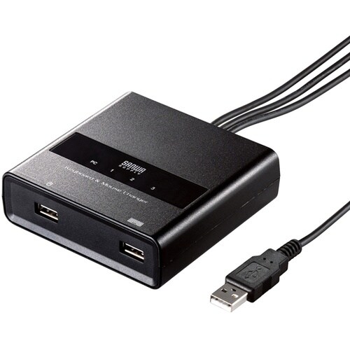 キーボード・マウス用パソコン切替器(3: