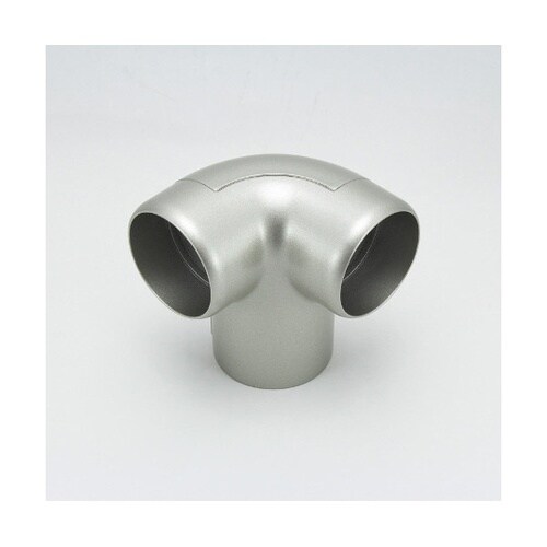 ぬくもり手すりNLT L型エルボ シルバ