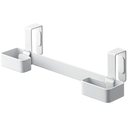 レジ袋&タオルハンガー プレート ホワイ