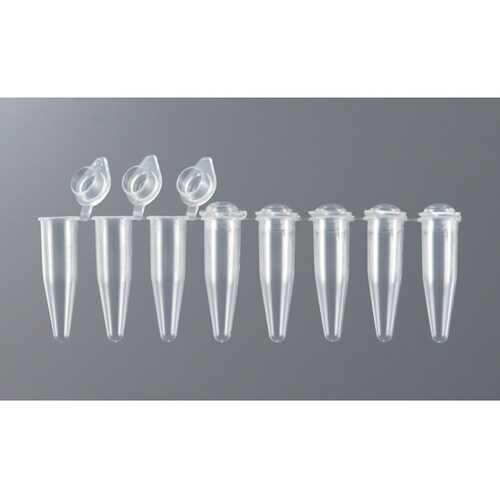 PCR用キャップ付き8連チューブ 0.2