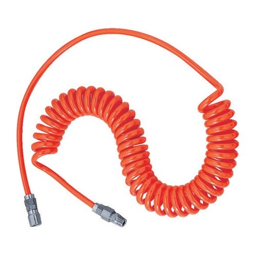 ウレタンコイルホース 2.4m オレンジ