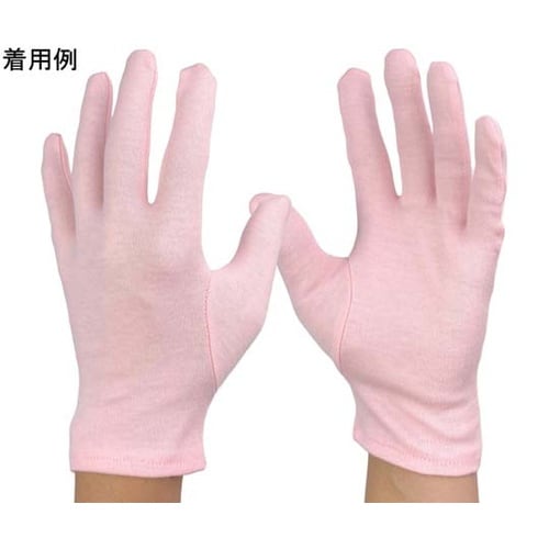 綿スムスマチ無し手袋 ピンク S 12双