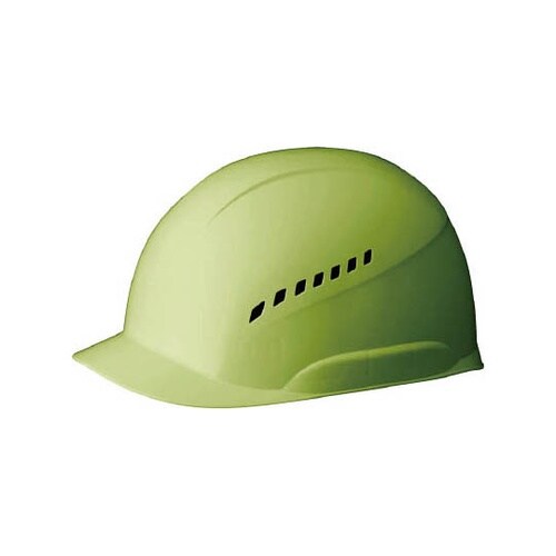 PE製軽作業帽(通気孔) グリーン SC