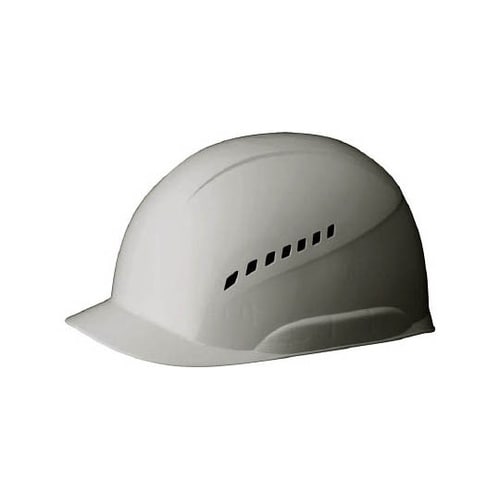 PE製軽作業帽(通気孔) グレー SCL