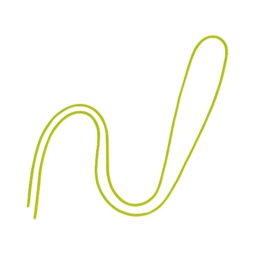 名札用パーツ 丸紐 100本 緑 NB−