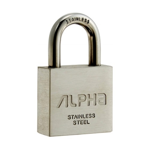 ステンレス南京錠(カギ違い) No.N2