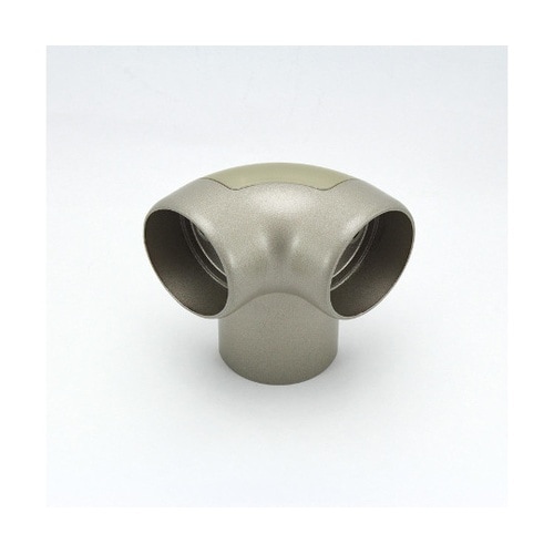 ぬくもり手すりNES L型エルボ シルバ