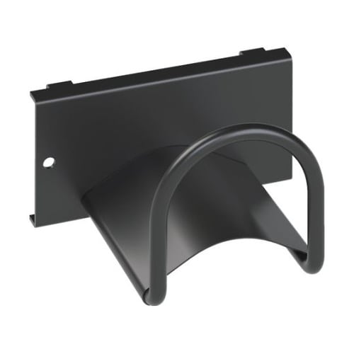 パンチングパネル用ホースフック 黒 SF