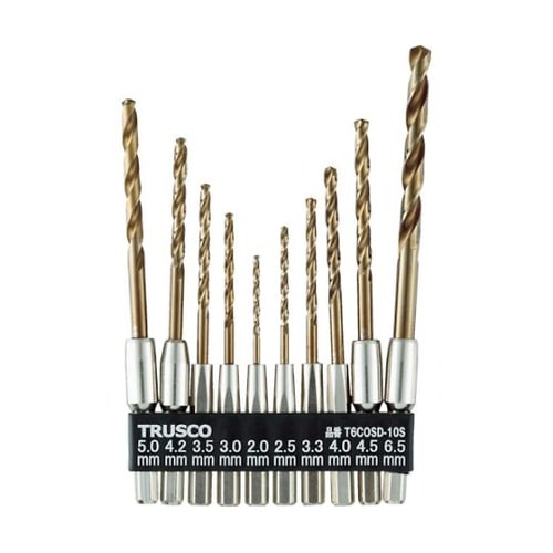T6COSD10S 六角軸コバルトドリル