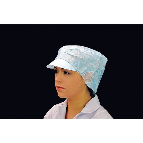 STI0402 帯電帽 つば付 M 青