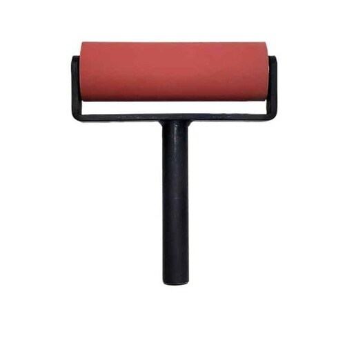 822−02 赤ゴムローラー 軸受無