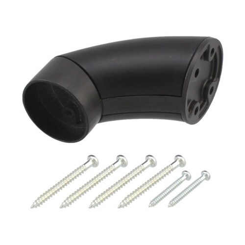 97249エンドフラケットブラック1個入