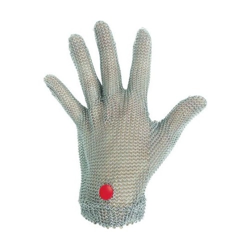 ステンレス製 耐切創クサリ手袋 5本指