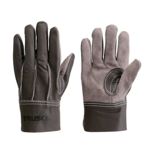 TKBRL 牛本革製手袋 ブラウン L