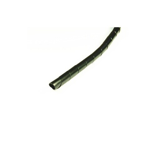 スパイラルチューブ 黒 径8mm×長さ1