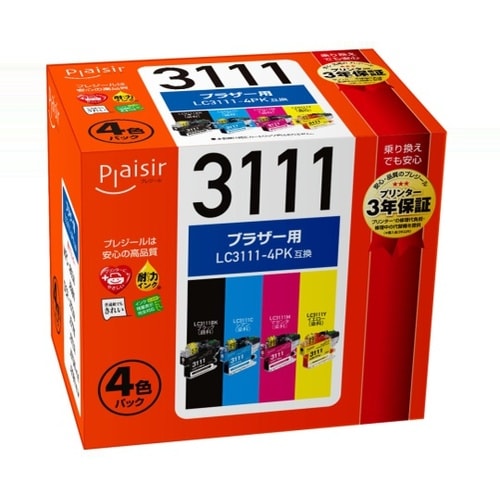 PLE−BR3111−4P インク 4色
