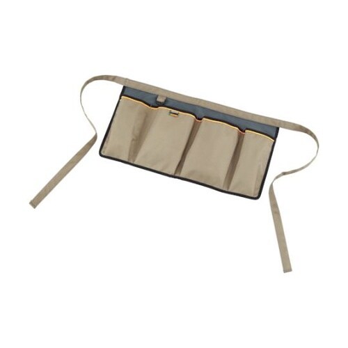 TCSEPBE作業用短エプロンベージュ黒