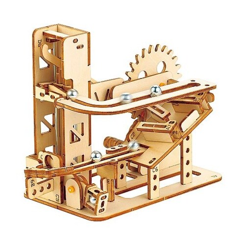 木製エレベーター式コースタークラフトキッ